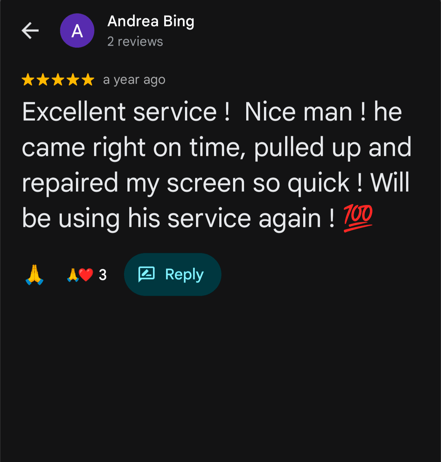 picture of reviews